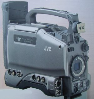 Caméscope D'épaule Professionnel JVC GY-DV500E MiniDV - Tri CCD - Occasion état Impeccable